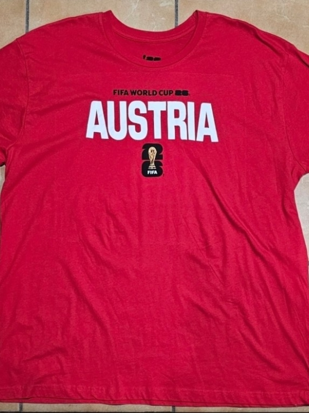Austria FIFA World Cup Graphic Short Sleeve Tee - Red